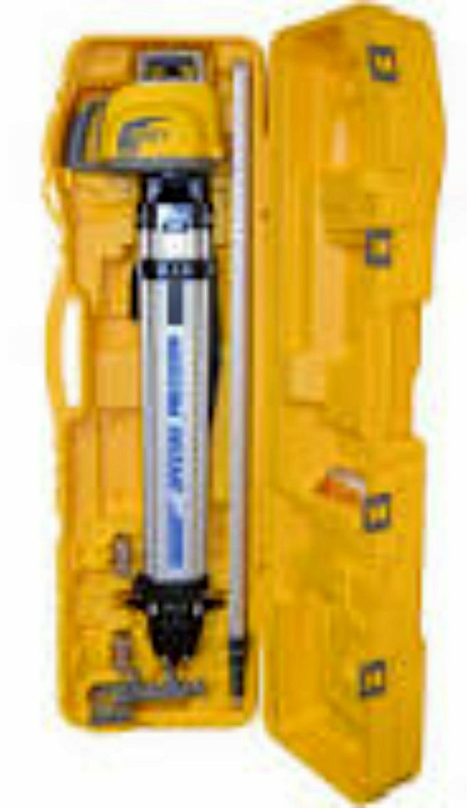 Spectra Precision Geoinstruments LL100N-3 Livella Laser Pacchetto Asta E Treppiede Laser Rotanti Costruzione Laser